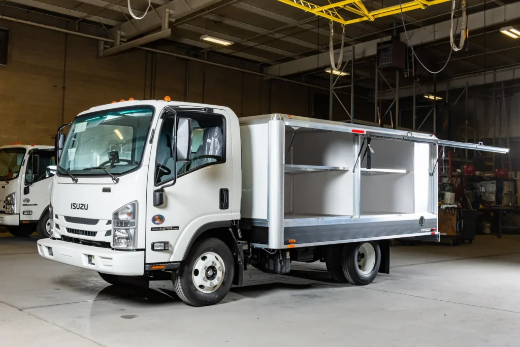 omnivan® Custom Truck Body mounted on a truck chassis